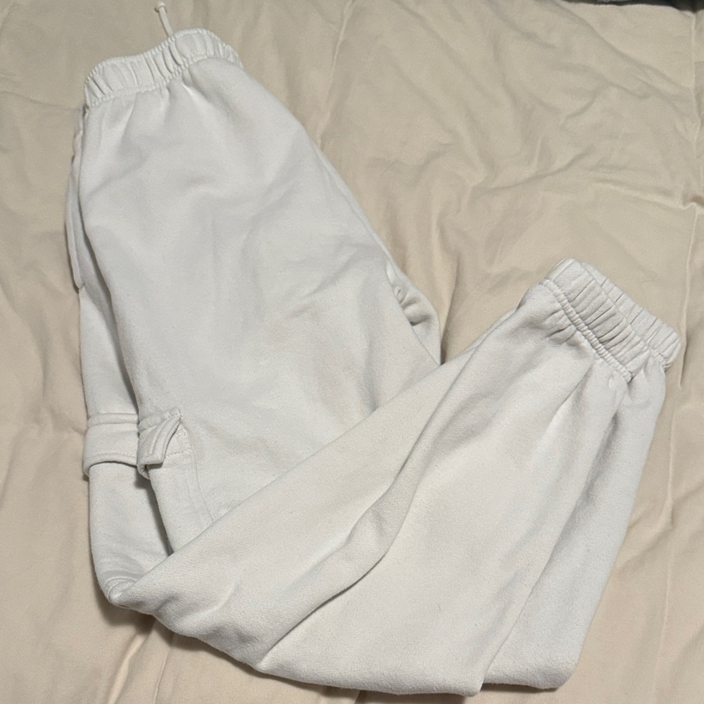 PacSun Cream Formula 1 Sweatpants